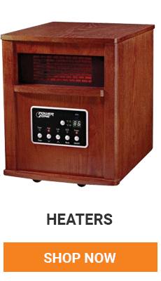 It's getting cold. Bring on the heat. Shop Heaters.