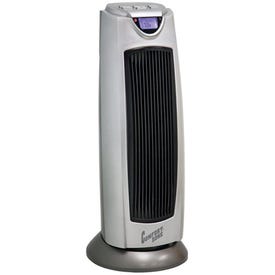 PowerZone CZ523RBK Ceramic Tower Heater, 12.5 A, 120 V, 1500 W, 250 sq-ft Heating Area, no remote