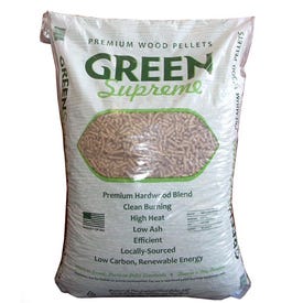Green Supreme Blended Wood Pellets, 40 Lbs Bag