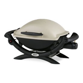 Weber Q 1000 Series 50060001 Gas Grill, 8500 Btu/hr BTU, Liquid Propane, 1 -Burner, Aluminum Body, Titanium