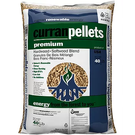 Curran Hardwood Wood Pellets, 40 Lbs Bag