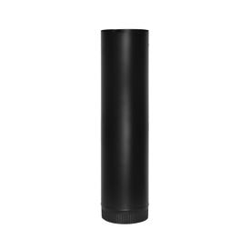 Imperial BM0111 Stove Pipe, 6 in Dia, 24 in L, Steel, Black