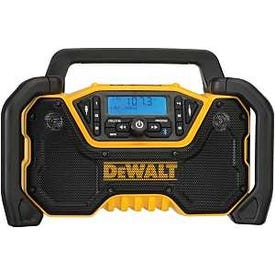 DeWALT DCR028B Jobsite Radio, Tool Only, Bluetooth, 10.6 hr Battery Life  (Plus a Free Battery)