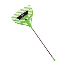 AMES Collector Series 2915806 Leaf Rake, Poly Tine, 26-Tine, Steel Handle, 60 in L Handle