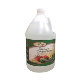 Mrs. Wages W654-B3425 Distilled Pickling and Canning Vinegar, 1 gal Can