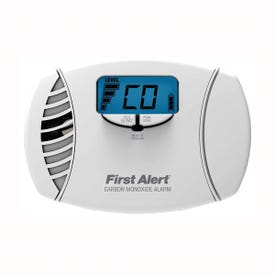 FIRST ALERT 1039746 Carbon Monoxide Alarm with Backlit Digital Display and Battery Backup, Digital Display, 85 dB