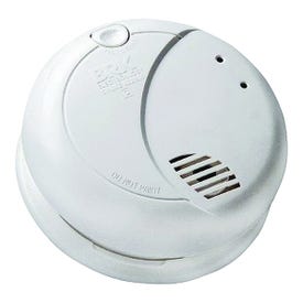 FIRST ALERT 7010B Smoke Alarm, 120 V, Photoelectric Sensor, 85 dB, White