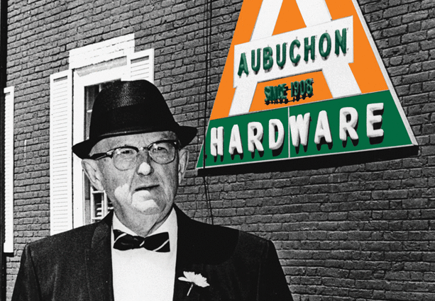 W.E. Aubuchon, Sr. started the company in 1908 purhcasing his first hardware store in Fitchburg, Mass. 