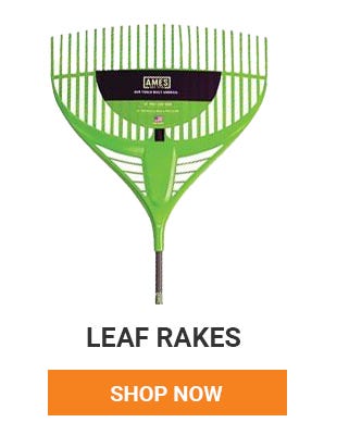 Fall is here and leaves are starting to fall. Get your leaf rakes ready. Need a new one? Pick one up today.