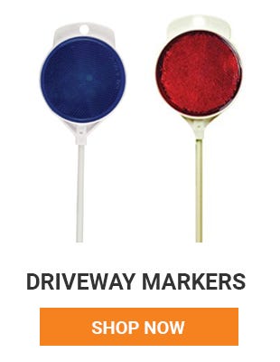 Don't forget to get your driveway markers in the ground before it freezes. Shop Driveway markers now.