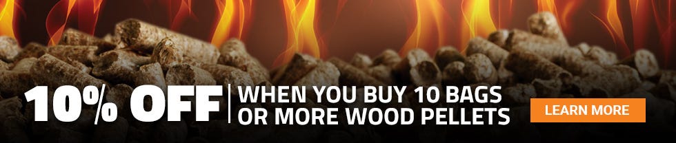 Get 10% off your wood pellets. Learn more
