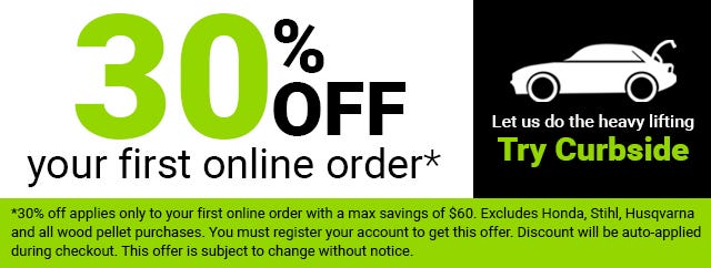 Get 30 percent off your first online order. Max savings $60. Some exclusions apply.