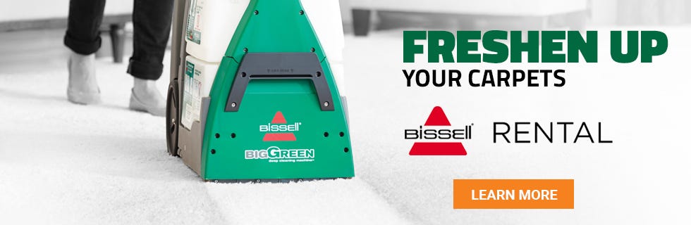 We have the Bissel Deep Cleaning Carpet Machine at all of our location. Rent one today and freshen up your carpets.