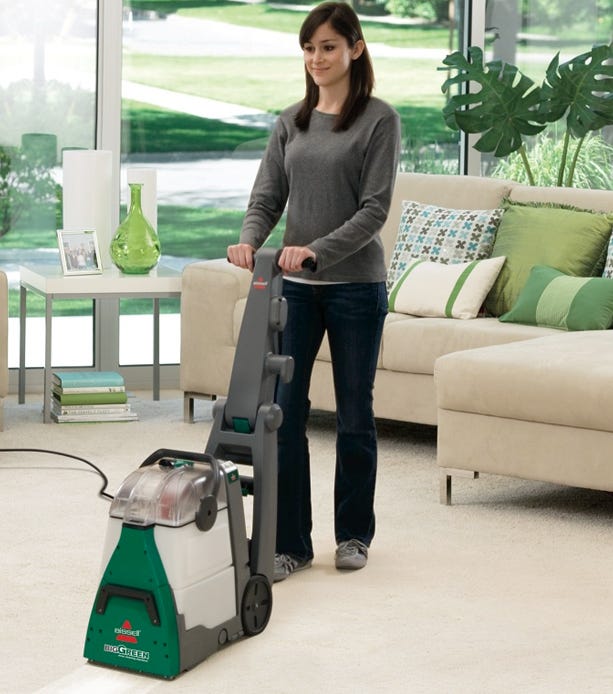 Bissell Big Green Cleans Better and Dries Faster